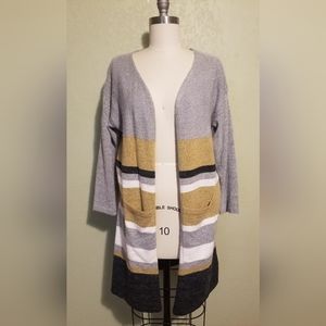 Gee Gee Color Block Cardigan size Medium